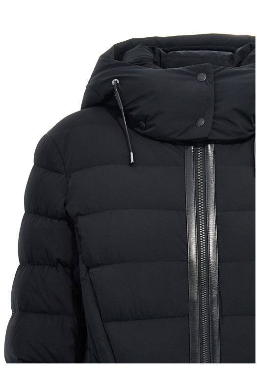 Длинная пуховая куртка «Farren» Черная FARRENC0001