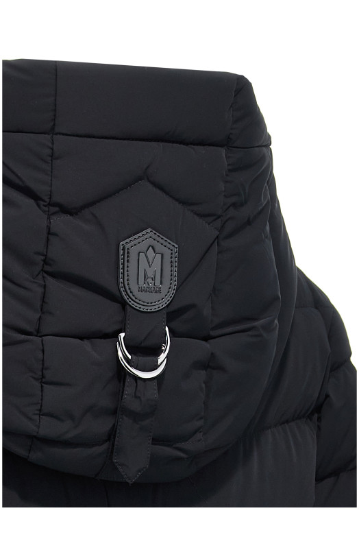 Длинная пуховая куртка «Farren» Черная FARRENC0001