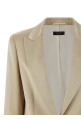 Атласный блейзер Бежевый E0119707556041