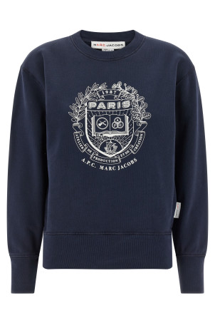 Світшот APC «Paris» для Marc Jacobs Blue COHKQF37001IAK Світшот APC «Paris» для Marc Jacobs Blue COHKQF37001IAK