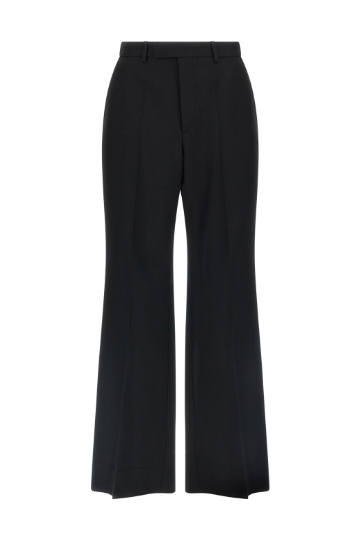 Valentino Garavani штани з розкльошеними штанинами Чорні V0RBN70AWA0NO Valentino Garavani штани з розкльошеними штанинами Чорні V0RBN70AWA0NO