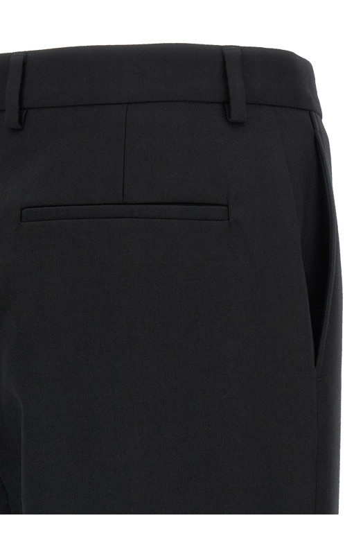 Valentino Garavani штани з розкльошеними штанинами Чорні V0RBN70AWA0NO Valentino Garavani штани з розкльошеними штанинами Чорні V0RBN70AWA0NO