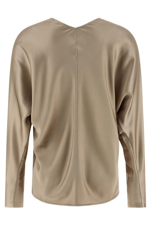 Silk blouse Beige