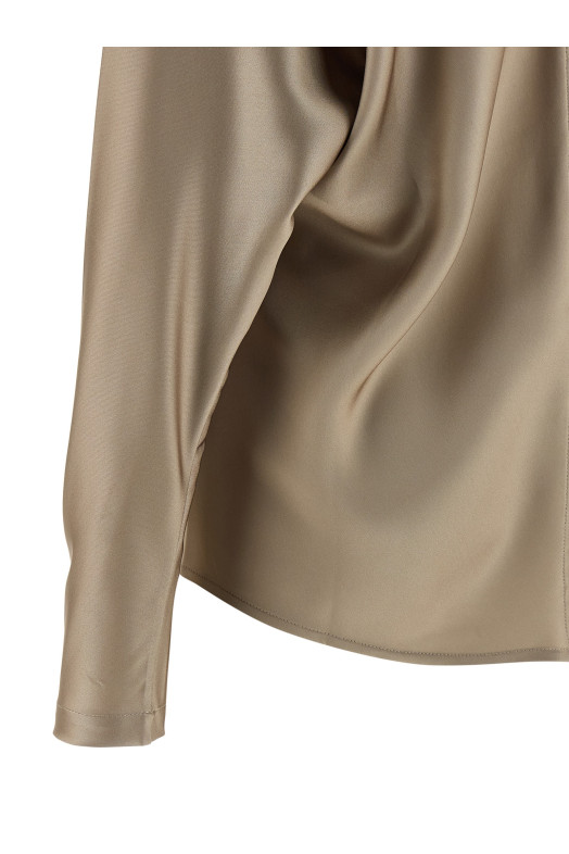 Silk blouse Beige