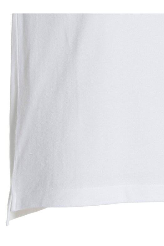 Рубашка-поло с логотипом Белая COMME DES GARÇONS PLAY AXT0065