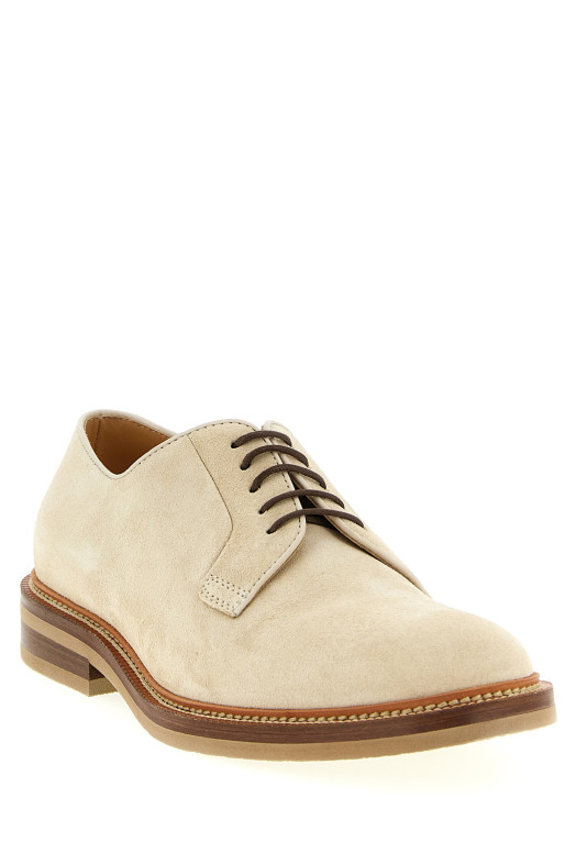 Суede дербі Бежевий BRUNELLO CUCINELLI MZUPEAT708C2675