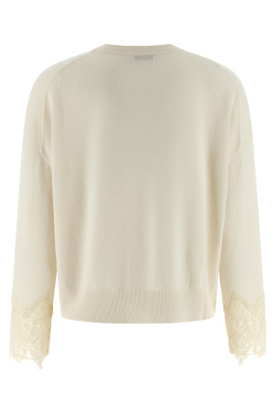 Вязаные манжеты Белые BRUNELLO CUCINELLI M12211900C2723 Вязаные манжеты Белые BRUNELLO CUCINELLI M12211900C2723