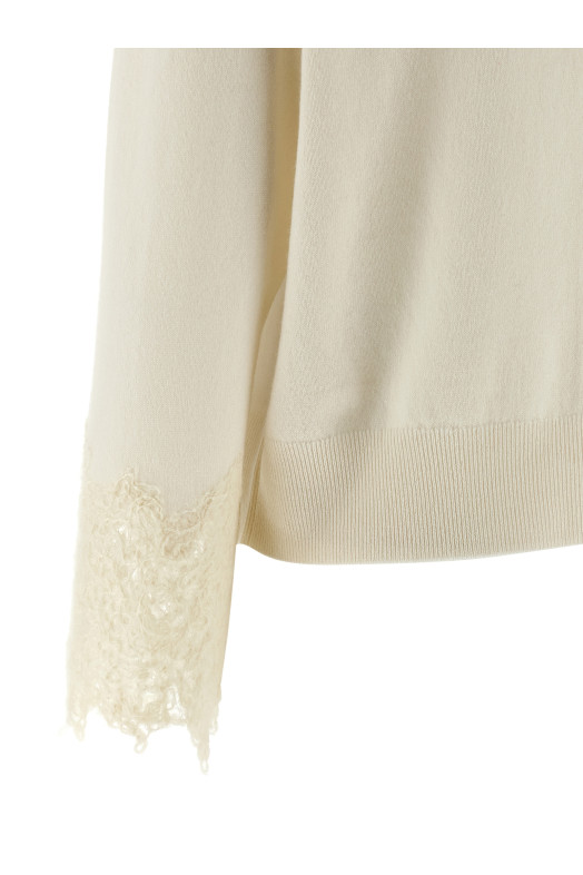 В'язані манжети Білі BRUNELLO CUCINELLI M12211900C2723