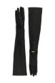 Длинные перчатки из наппы Черные ELISABETTA FRANCHI GU08R58E2110