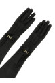 Длинные перчатки из наппы Черные ELISABETTA FRANCHI GU08R58E2110