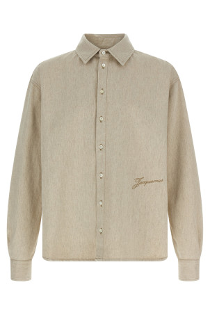 Рубашка «La Chemise De-Nîmes Simon» Бежевая 25HSHM00545AD00044130 Рубашка «La Chemise De-Nîmes Simon» Бежевая 25HSHM00545AD00044130