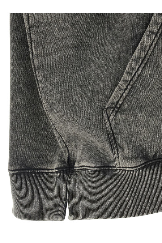 'Outline Arrow Skate' hoodie Gray