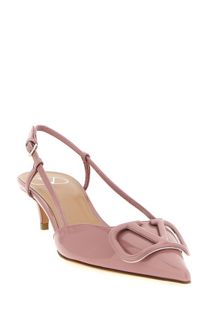 Slingback Valentino Garavani Vlogo Signature Pink Slingback Valentino Garavani Vlogo Signature Pink