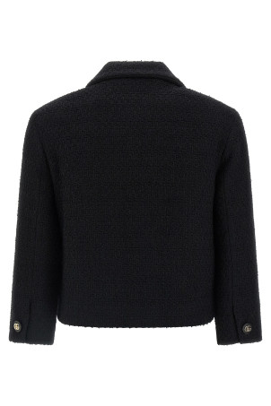 Блейзер из шерсти букле Черный GUCCI 823781Z7AU91000