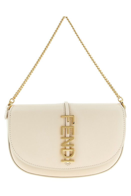 Гаманець «Fendigraphy» на ланцюжку, бежевий 8M0529ANSSF0VWM