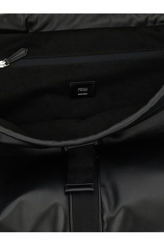 Максі-сумка через плече «Fendi Flux» Чорна 7VA665AV8BF0GXN