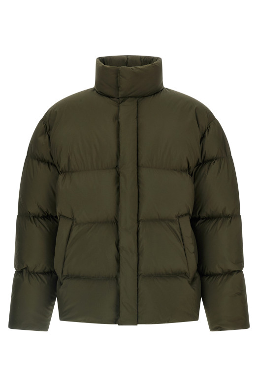 Утеплена пухова куртка Зелена SAINT LAURENT 840578YZ9DN3880