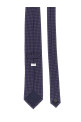 Patterned silk tie Purple