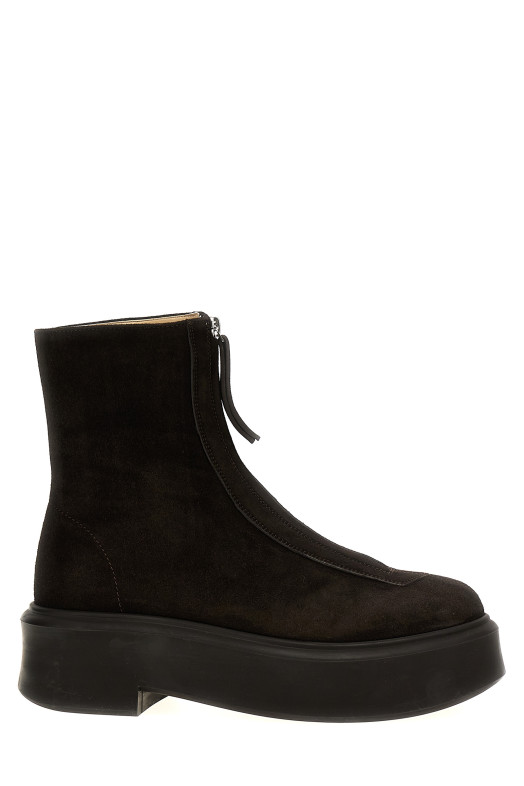 'Zipped Boot I' ankle boots Brown