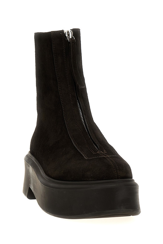 'Zipped Boot I' ankle boots Brown