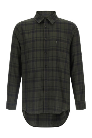 Рубашка Cassandre Зеленая SAINT LAURENT 838702Y33IB2861 Рубашка Cassandre Зеленая SAINT LAURENT 838702Y33IB2861