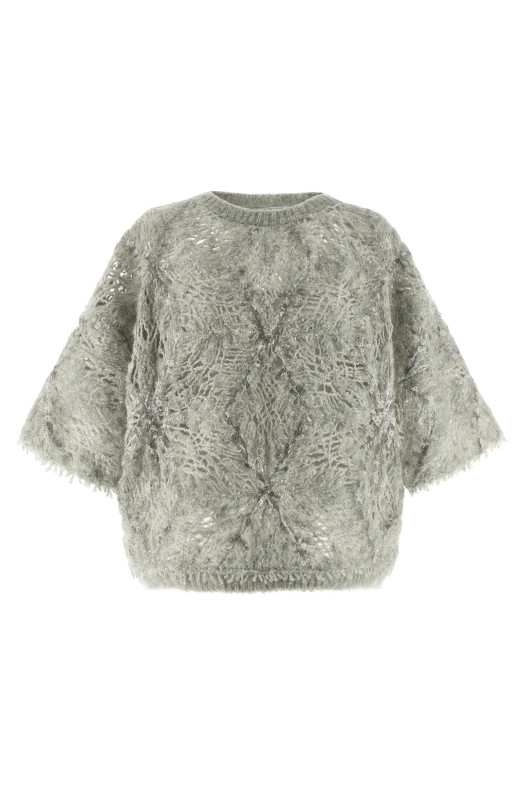Sequin sweater Gray