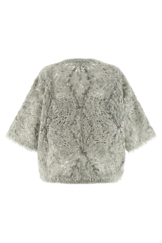 Sequin sweater Gray