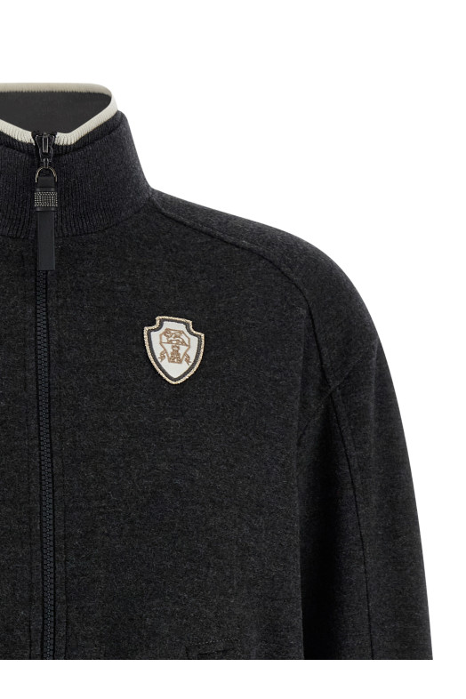 Heraldic coat of arms sweatshirt Gray