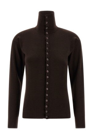 Кардиган «Buttoned Fitted» коричневого цвета TO1431LK1045RE373 Кардиган «Buttoned Fitted» коричневого цвета TO1431LK1045RE373