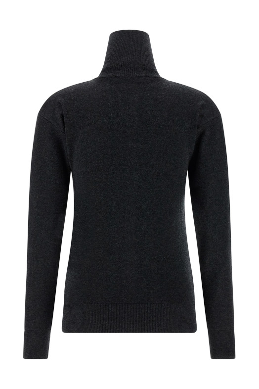 'Buttoned Fitted' cardigan Gray