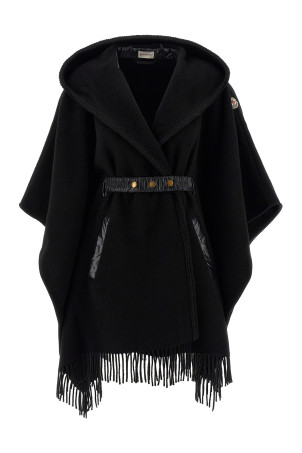 Wool cape  Black Wool cape  Black
