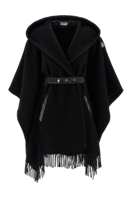 Wool cape  Black