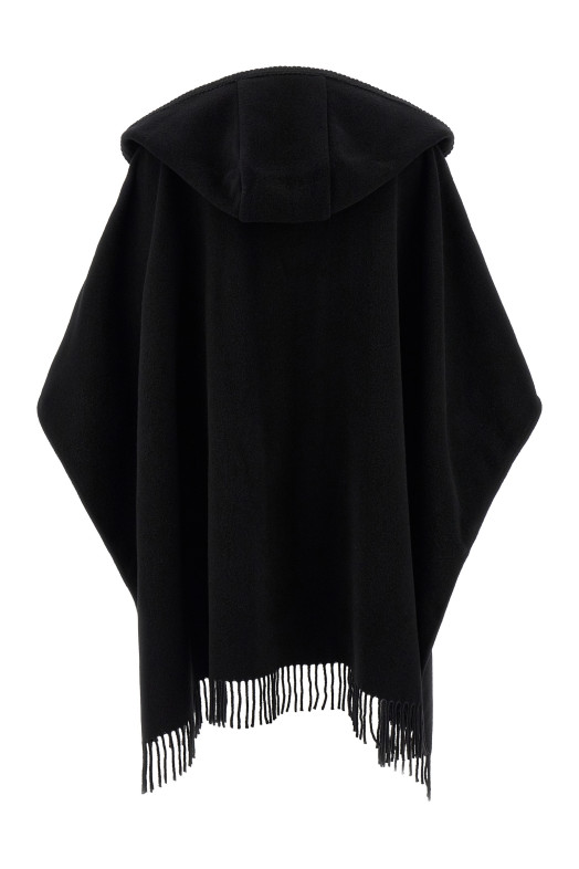 Wool cape  Black
