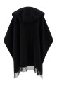 Wool cape  Black