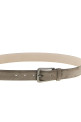 Suede belt Gray