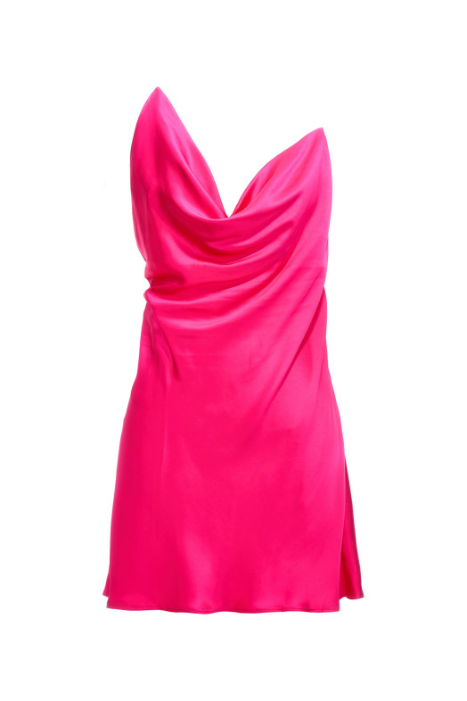 Сукня з атласу Fuchsia Y/PROJECT (WDRESS105S24FUSCHIA)