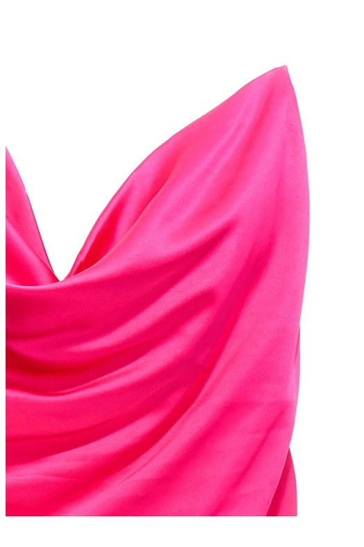 Сукня з атласу Fuchsia Y/PROJECT (WDRESS105S24FUSCHIA)