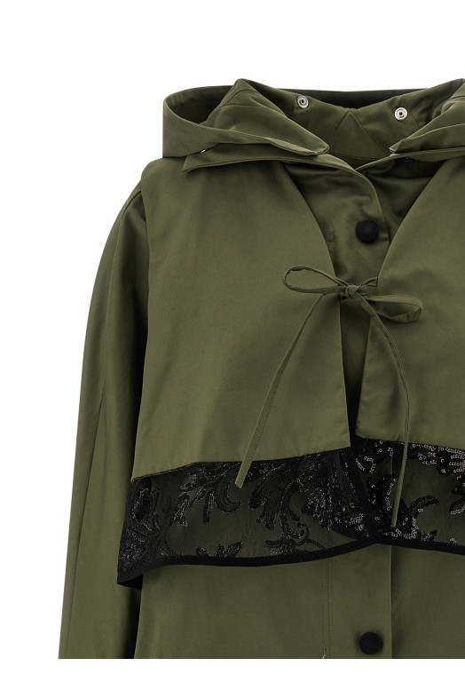 'Incisa' trench coat Green