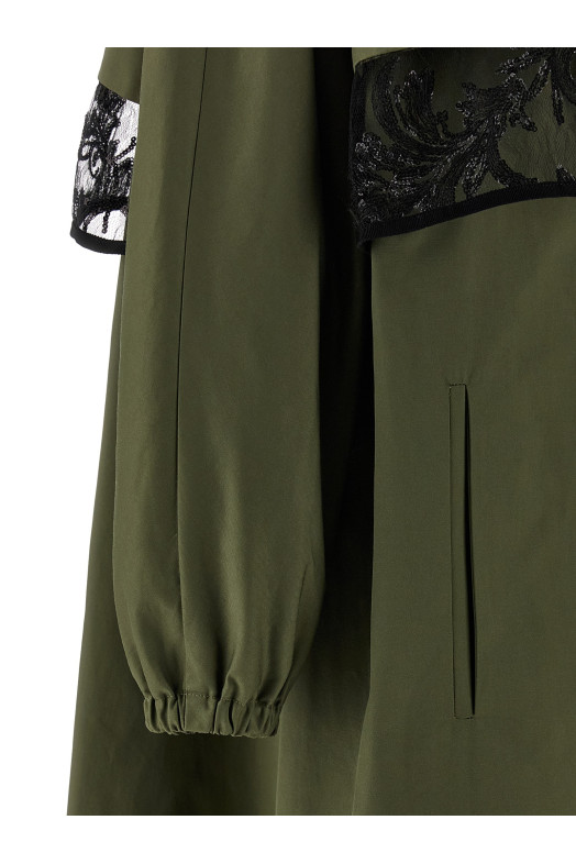 'Incisa' trench coat Green