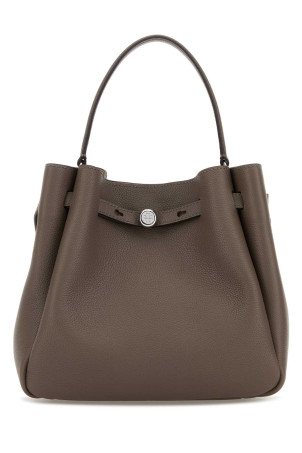 Кожаная сумка-ведро Romy, синяя TORY BURCH (166982)