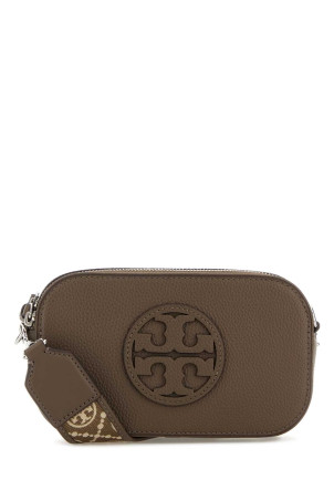Мини-сумка через плечо Miller из кожи цвета грязи, синяя TORY BURCH (171955) Мини-сумка через плечо Miller из кожи цвета грязи, синяя TORY BURCH (171955)