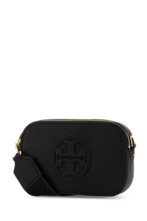 Black leather mini Miller crossbody bag TORY BURCH (171956)
