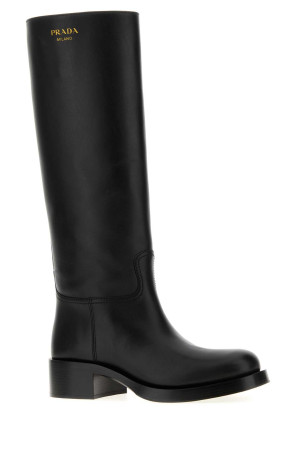 Черные кожаные ботинки Black PRADA (1W148OF045V69) Черные кожаные ботинки Black PRADA (1W148OF045V69)