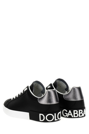 Кроссовки Portofino Черные DOLCE & GABBANA (CS2216AH5278B979)