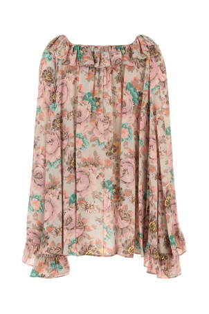 Printed crepe mini dress CHLOE (CH25ARO12060) Printed crepe mini dress CHLOE (CH25ARO12060)