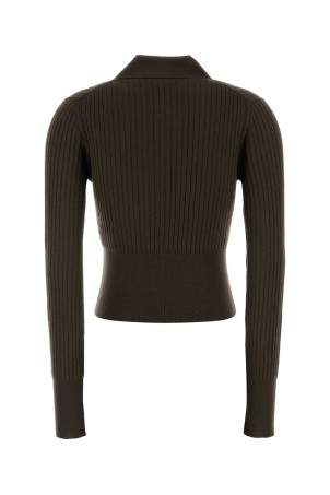 Рубашка-поло из эластичной шерсти FENDI (FZXD75AUZT) Рубашка-поло из эластичной шерсти FENDI (FZXD75AUZT)