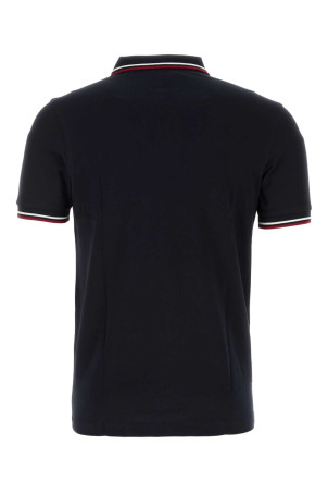 Полуночно-синяя рубашка-поло из пике FRED PERRY (M3600) Полуночно-синяя рубашка-поло из пике FRED PERRY (M3600)
