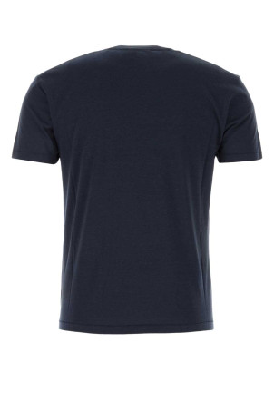 Midnight blue lyocell blend t-shirt TOM FORD (JCS004JMT002S23)