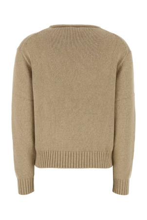 Бежевый хлопковый свитер POLO RALPH LAUREN (211978315)