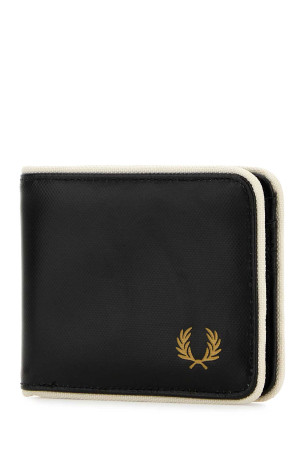 Чорний полотняний гаманець FRED PERRY (L7305) Чорний полотняний гаманець FRED PERRY (L7305)
